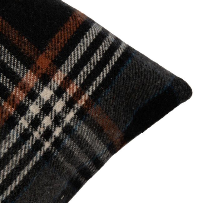 Mars & More Cushion Check deer black 40x60cm