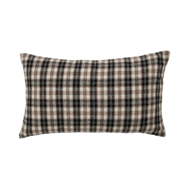 Mars & More Cushion Check deer grey 30x50cm