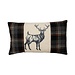 Mars & More Cushion Check deer black 30x50cm