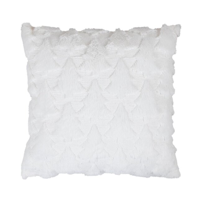 Linen & More Cushion Christmas tree white  45x45cm