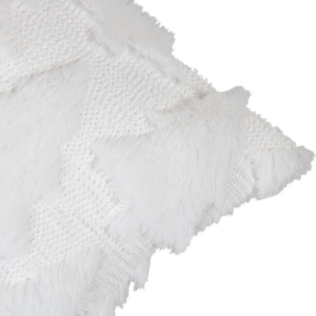 Linen & More Cushion Christmas tree white  45x45cm
