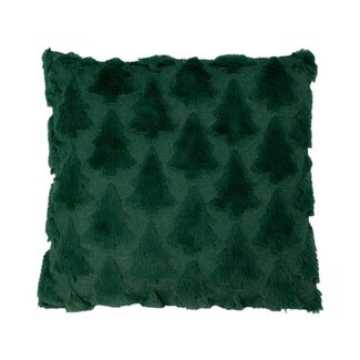 Linen & More Kussen Kerst tree green 45x45cm