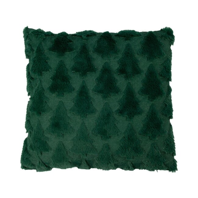 Linen & More Cushion Christmas tree green 45x45cm