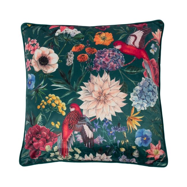 Linen & More Kussen Imelda blauw 45x45cm