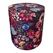 Mars & More Poef fluweel Imelda paars 35x35x40cm