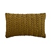 Linen & More Smock Velvet kussen mosterd geel 30x50cm