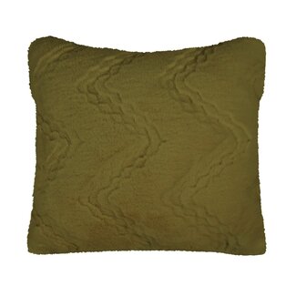 Mars & More Kussen Zig Zag Groen 45x45cm