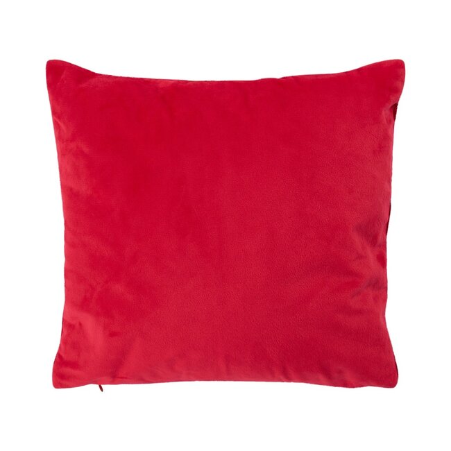 Linen & More Beer kussen rood 40x40cm