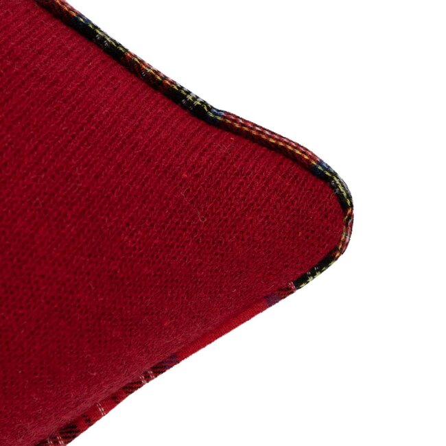 Linen & More Gnoom kussen met benen rood 40x40cm