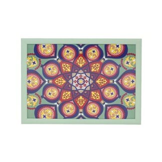 Lesser & Pavey Schootkussen Laptray - Toscane  groen 44 x 33 x 6 cm