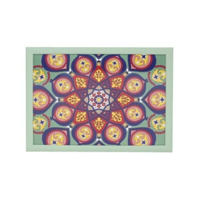 Lesser & Pavey Schootkussen Laptray - Toscane  groen 44 x 33 x 6 cm