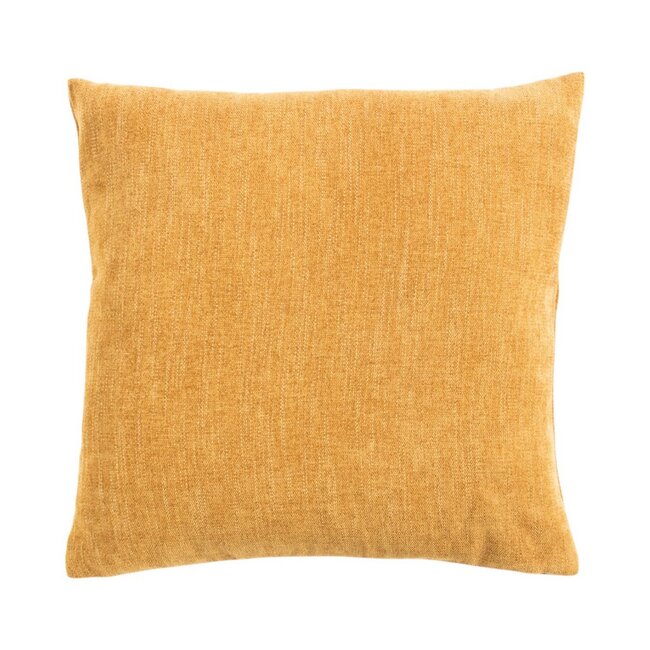 Linen & More Kussen Queen chenille oker 45x45cm