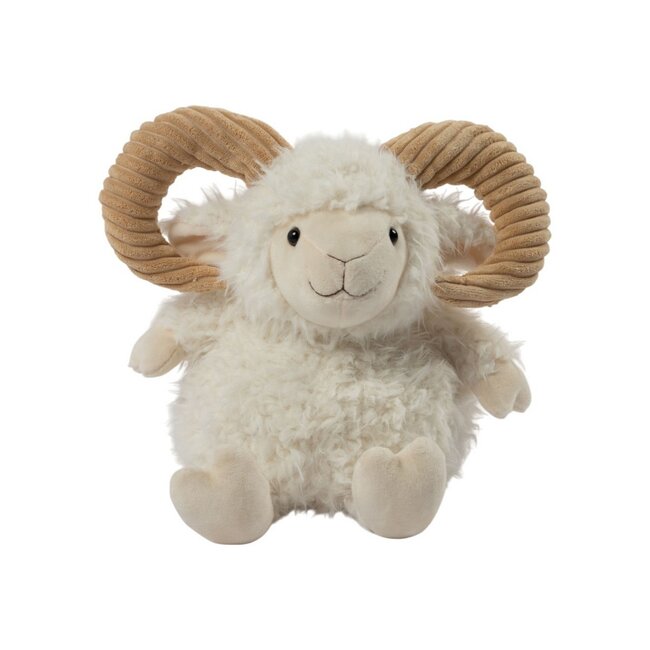 Mars & More Knuffel Ram off white 20cm