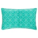 Linen & More Graphic Stonewash sierkussen groen 30x50cm