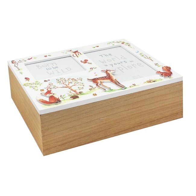 By Finola Stack Bosvrienden  Herinneringen Doos – Houten Babyherinneringendoos