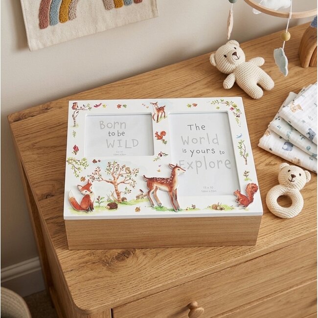 By Finola Stack Bosvrienden  Herinneringen Doos – Houten Babyherinneringendoos