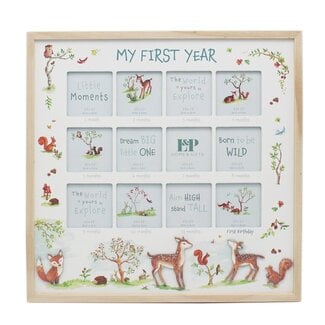 By Finola Stack Bosvrienden Baby Fotolijst My First Year – 12 Foto’s