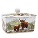 Lesser & Pavey Botervloot porselein Schotse hooglanders 16x10x10cm