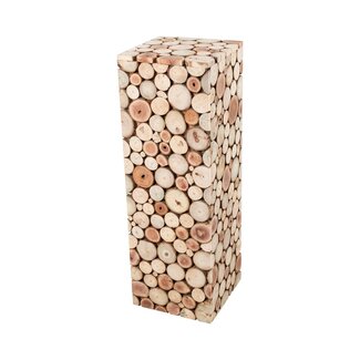 Mars & More Pilaar hout boomstammen 29x29x89cm