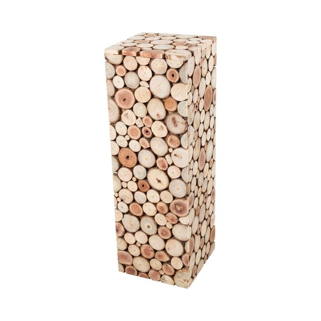 Mars & More Pilaar hout boomstammen 29x29x89cm