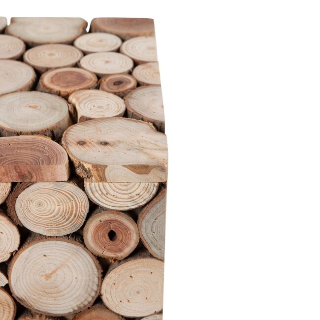 Mars & More Pilaar hout boomstammen 29x29x89cm