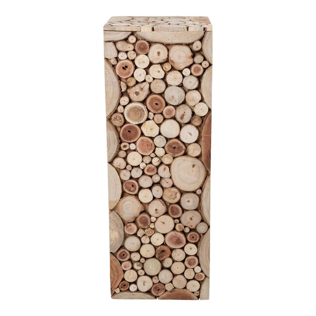 Mars & More Pilaar hout boomstammen 21x21x67cm