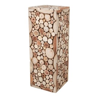 Mars & More Pilaar hout boomstammen 21x21x67cm
