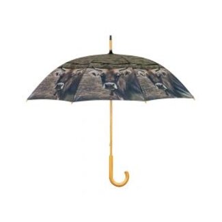 Mars & More Paraplu Schotse hooglander donker 105cm