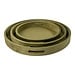 Mars & More Dienbladen rond fluweel appel groen dia 30, 38, 45 cm (set of 3)