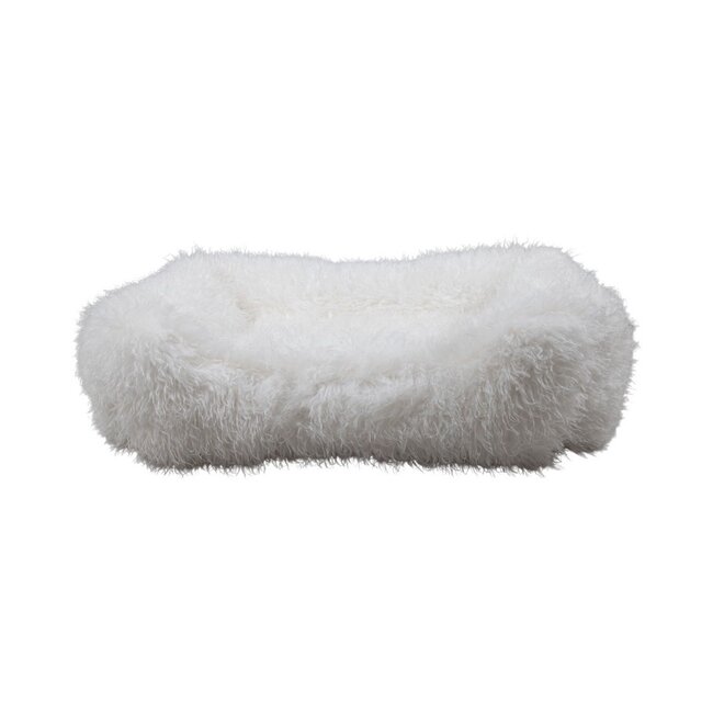 Mars & More Dierenmand L tibetan lamb off white 80x60x22cm