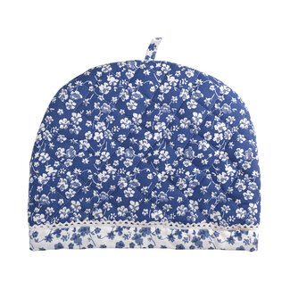 Linen & More Theemuts Nina licht blauw-wit
