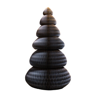 Linen & More Paper Kerstboom Decoratief papieren kerstboom m. blauw 130cm