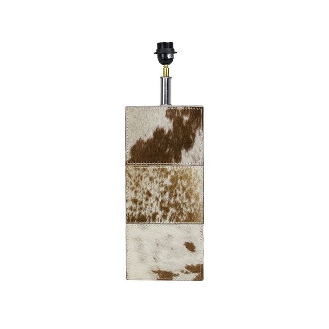 Mars & More lampvoet vierkant koe bruin 45cm