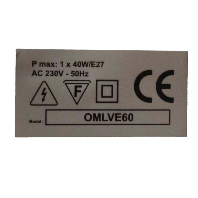 Mars & More lampvoet vierkant koe bruin 45cm