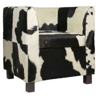 Mars & More stoel club koe zwart/wit 73cm (pallet)