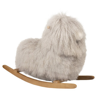 Mars & More hobbeldier schaap krulhaar grijs 75cm (ovis aries)