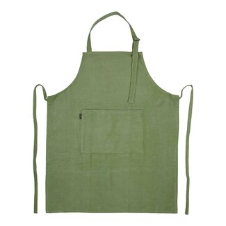 Linen & More Corduroy schort groen 75x90cm
