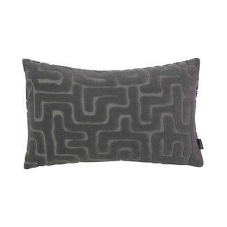 Linen & More Jaxon Kussen grijs 30x50cm