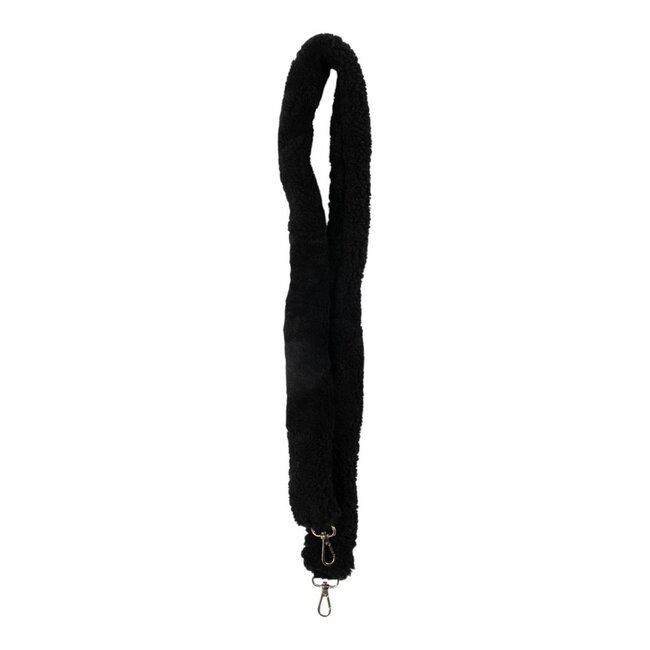 Mars & More Telefoonkoord schapenvacht zwart (ovies aries) 120cm