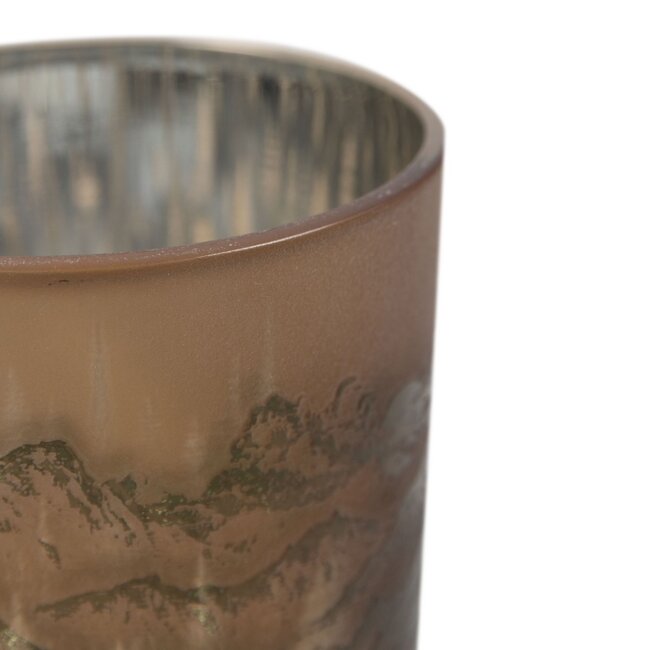 Mars & More Tea Light holder mountains beige 8cm