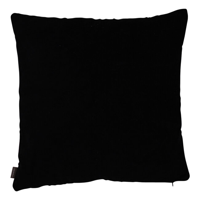 Linen & More Kussen Historical 50x50 black/ purple