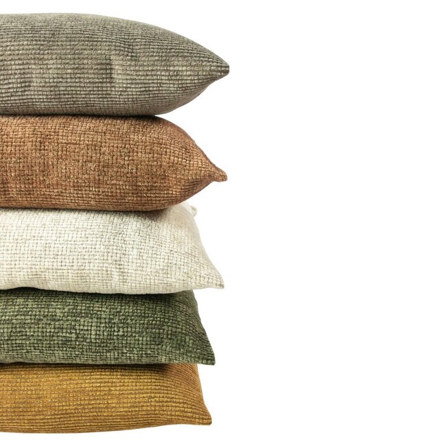 Linen & More Kussen Baroness bouclé melange beige 45x45cm