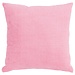 Linen & More Flannellen sierkussen roze 45x45cm