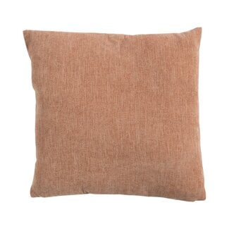 Linen & More Kussen Queen chenille roze 45x45cm