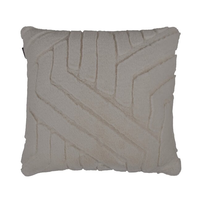 Linen & More Kussen Abstracte Lijnen Grijs 45x45cm