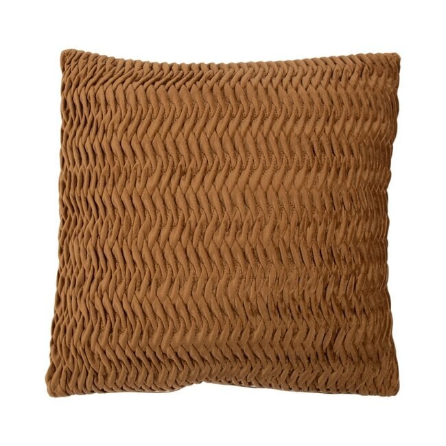Linen & More Kussen Mariah goud bruin 45x45cm