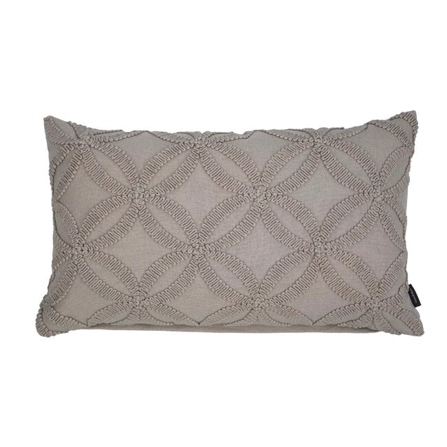 Linen & More Annika Kussen stonewash beige 30x50cm