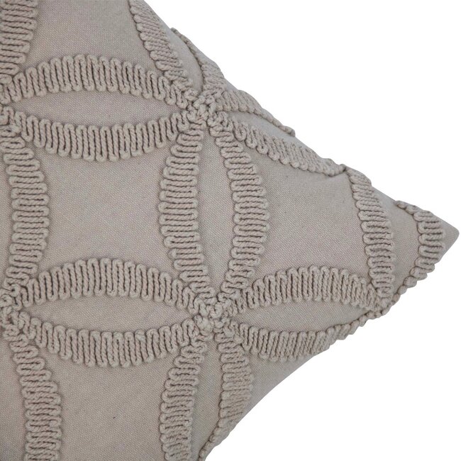 Linen & More Annika Kussen stonewash beige 30x50cm