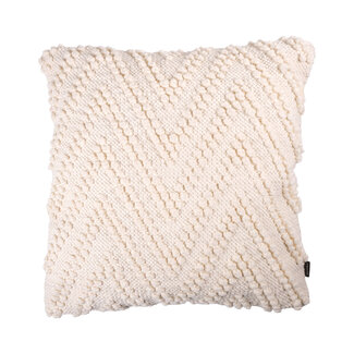 Linen & More Ace kussen gebroken wit 45x45cm