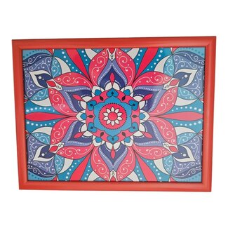 Lesser & Pavey Schootkussen Laptray - Toscane  rood 44 x 33 x 6 cm